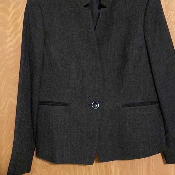 Black Label vintage 90’s lined black blazer size 14 - Picture 2 of 13